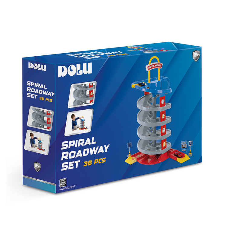 White Smoke DOLU Spiral Roadway Set 5227 Toyzoona 5227-c.png Action Figures and Play Sets
