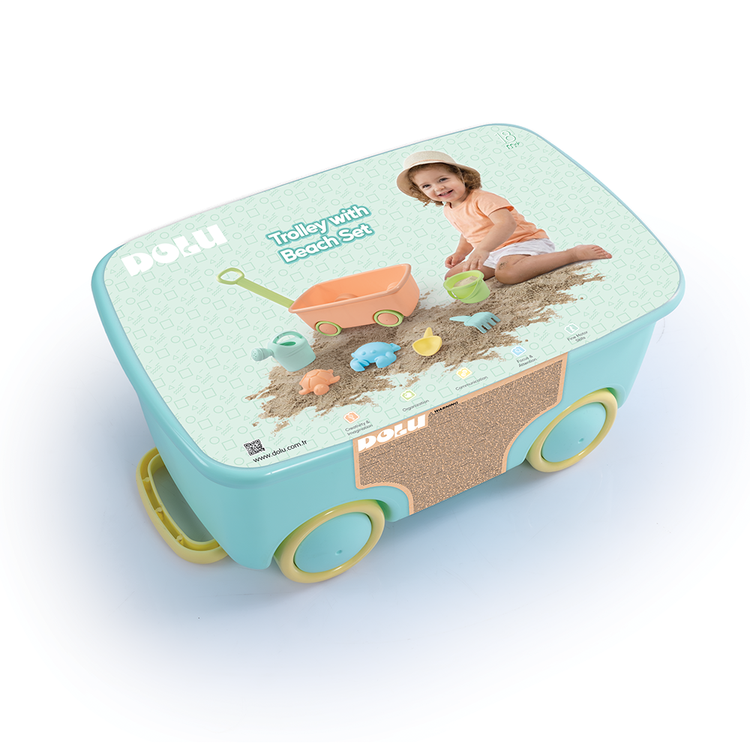 Lavender DOLU Trolley with Block Set 5232 Toyzoona 5232-d.png Outdoor and Active Play