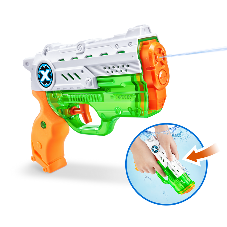 Lime Green XSHOT Fast-Fill Nano 56333 by ZURU HALSON ENTERPRISE 56333-Fast-FillNano_GraphicOOP.png Action Figures and Play Sets