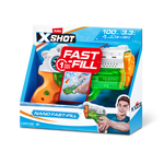 Light Gray XSHOT Fast-Fill Nano 56333 by ZURU HALSON ENTERPRISE 56333_X-SHOTWATER-WATERWARFARE-NANOFAST-FILLOpenBox_Angle_01.png Action Figures and Play Sets