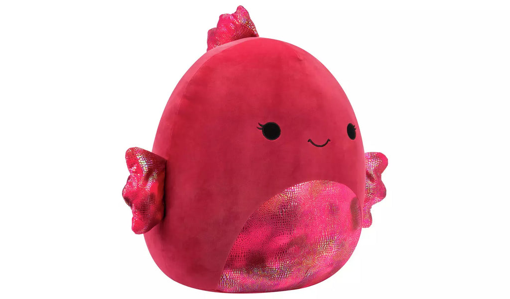 Squishmallow Big Raspberry Fish Barella