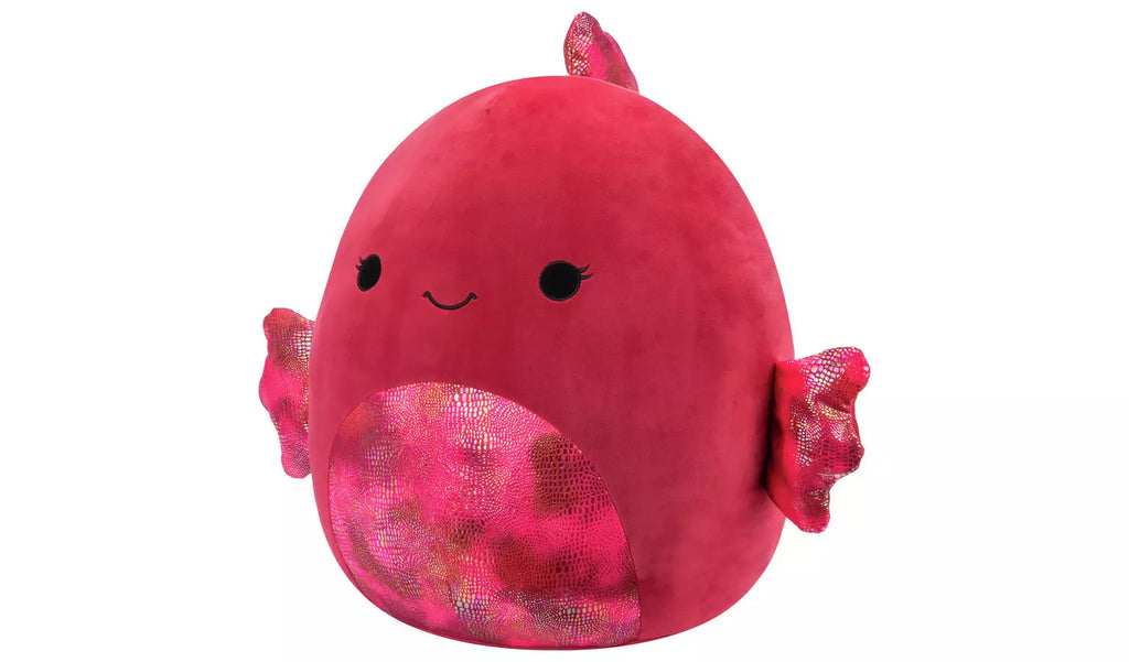 Squishmallow Big Raspberry Fish Barella