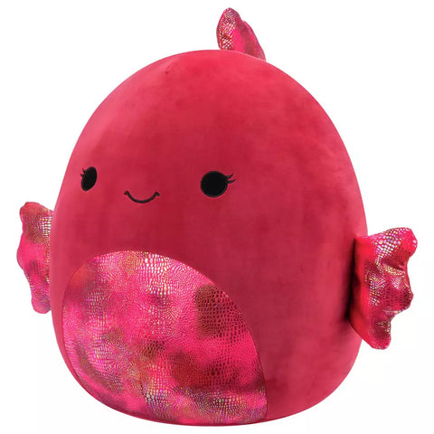 White Smoke Squishmallow Big Raspberry Fish Barella HALSON ENTERPRISE red.webp Plush Toys
