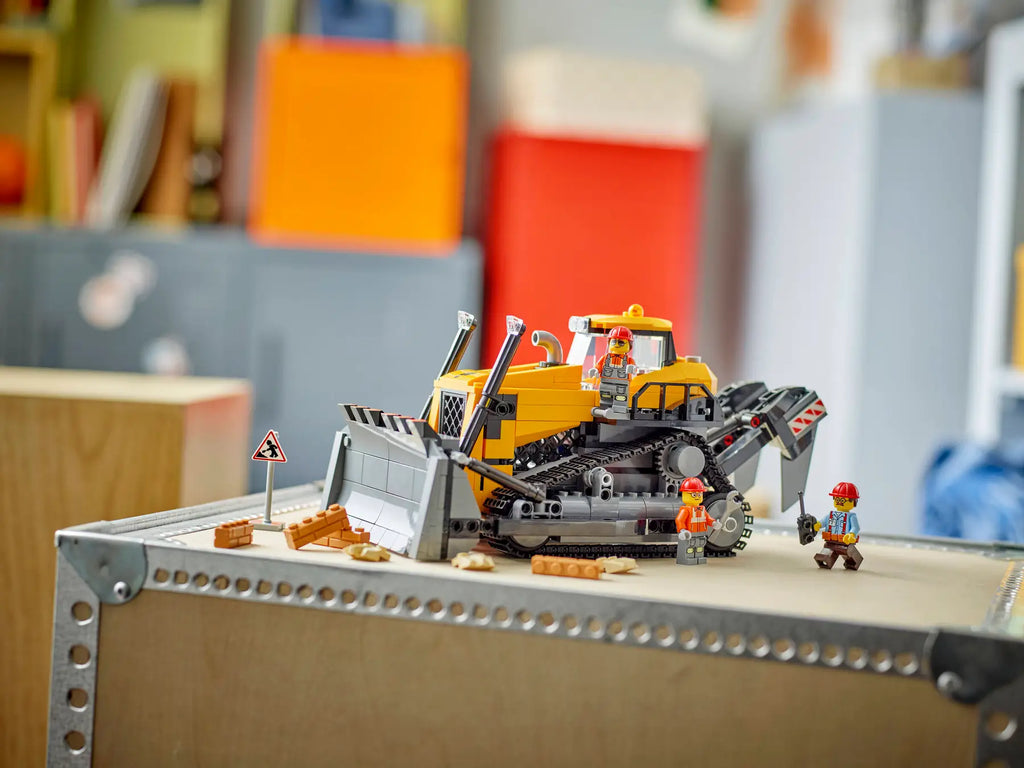 LEGO 60466 Yellow Bulldozer Construction Set For Imaginative Play - Toyzoona