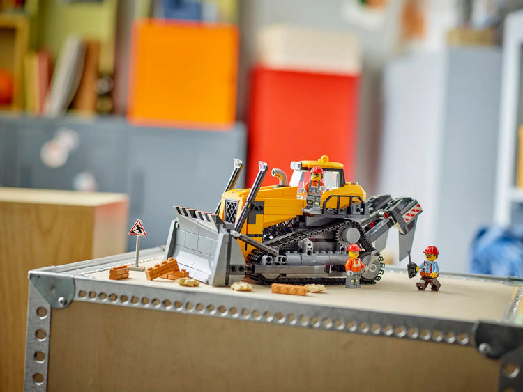 LEGO 60466 Yellow Bulldozer Construction Set For Imaginative Play - Toyzoona