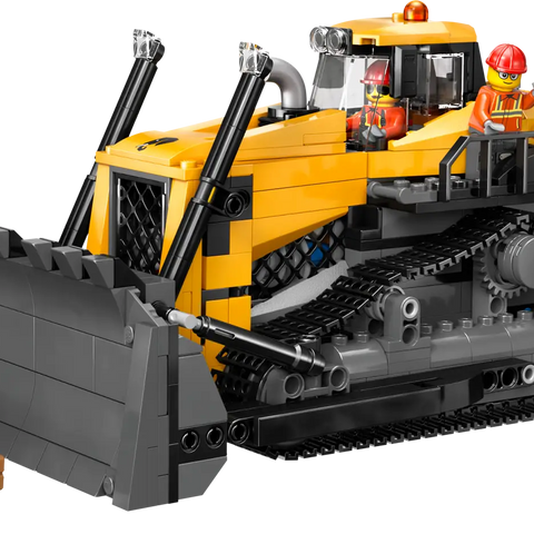 LEGO 60466 Yellow Bulldozer Construction Set For Imaginative Play - Toyzoona
