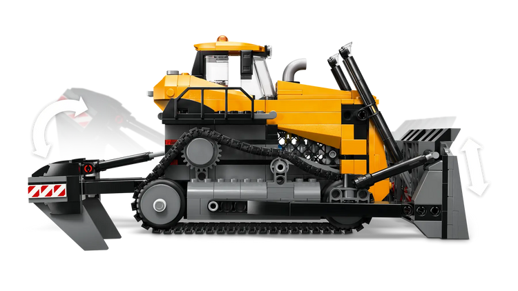 LEGO 60466 Yellow Bulldozer Construction Set For Imaginative Play - Toyzoona
