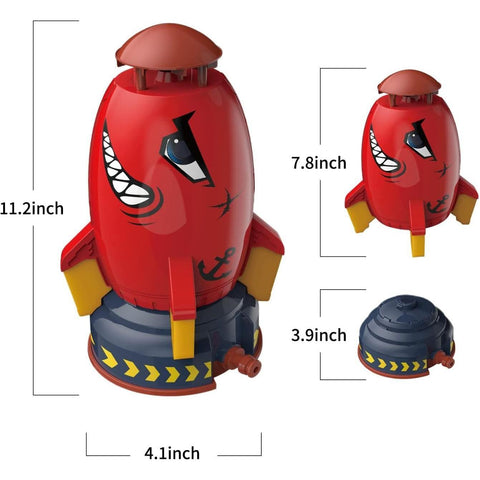 Light Gray Water Rocket Launcher Outdoor Sprinkler for Splash and Soar Fun HALSON ENTERPRISE 81j665Eme5L._AC_SL1500.jpg Sports Toys & Outdoor Play