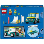 Dark Cyan Lego 60403 Ambulance And Snowboarder THE DREAM FACTORY 61ZDU3gq_JL._AC_SX569.jpg Building Sets and Construction Toys