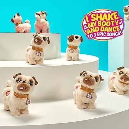 Light Gray Pets Alive Poppy The Booty Shakin’Pug – Interactive Dancing Plush Puppy 9521 by ZURU Toyzoona 61j4-SeysVS._AC_SX425.jpg Action Toys