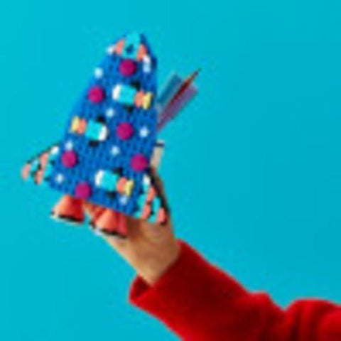 Light Gray LEGO DOTS Rocket Pencil Holder 41936 - Creative Desk Set THE DREAM FACTORY 81nv-Kcx-lL.__AC_SX300_SY300_QL70_FMwebp.webp Building and Construction