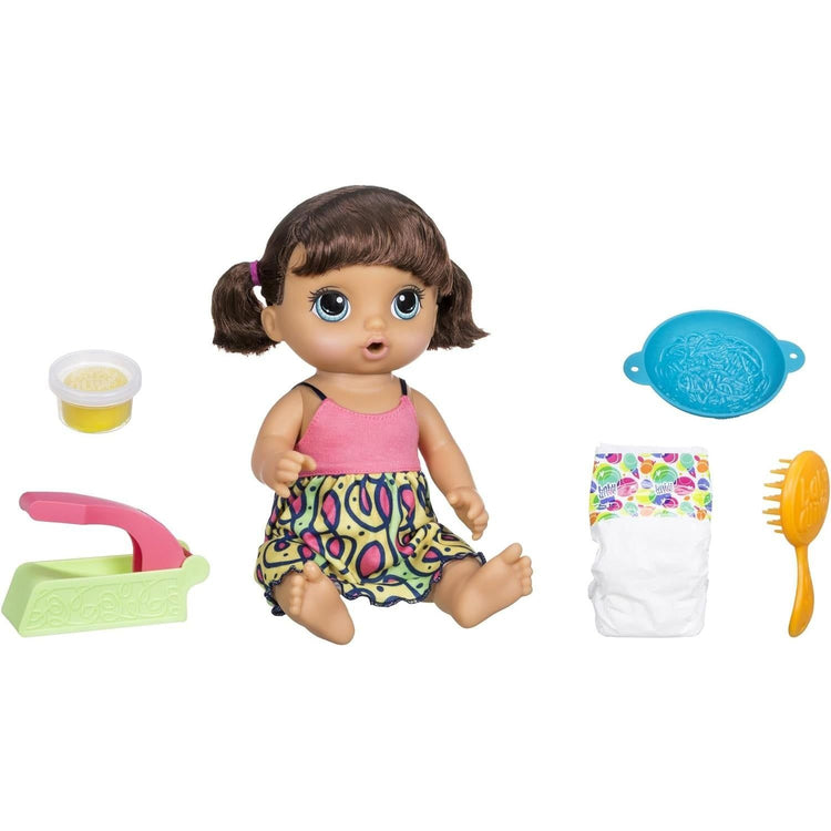 Tan Hasbro Baby Alive Super Snacks C0964 – Feeding fun for little caregivers HALSON ENTERPRISE 65deececfd2d6431756fe0a2-baby-alive-c09631010-miam-miam-les.jpg Dolls and Playsets