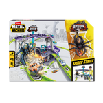 Dark Slate Gray Metal Machines Spider Strike Garage Playset 6725 by Zuru Toyzoona 6725_ZURU_METAL_MACHINES-Playset-Series_1_Spider_Strike_Front_of_pack.png Pretend Play and Play Sets