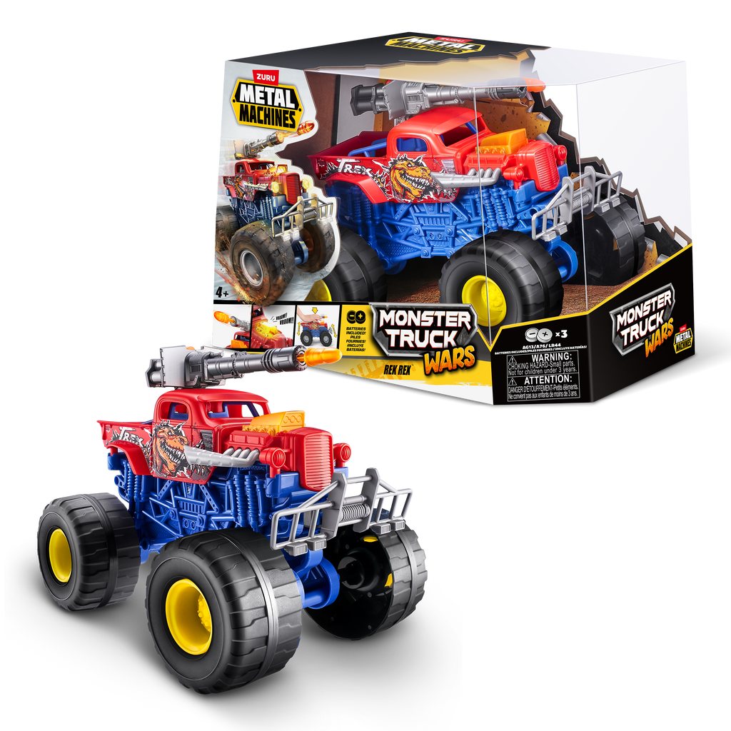 Dark Salmon Metal Machines Monster Truck 6792 Power Crash Fun Toyzoona 6792_METAL_MACHINES-MONSTER_WHEELS-SERIES_1-1BONE-T-REX_EcommerceHero.png Vehicles and Remote Control Toys