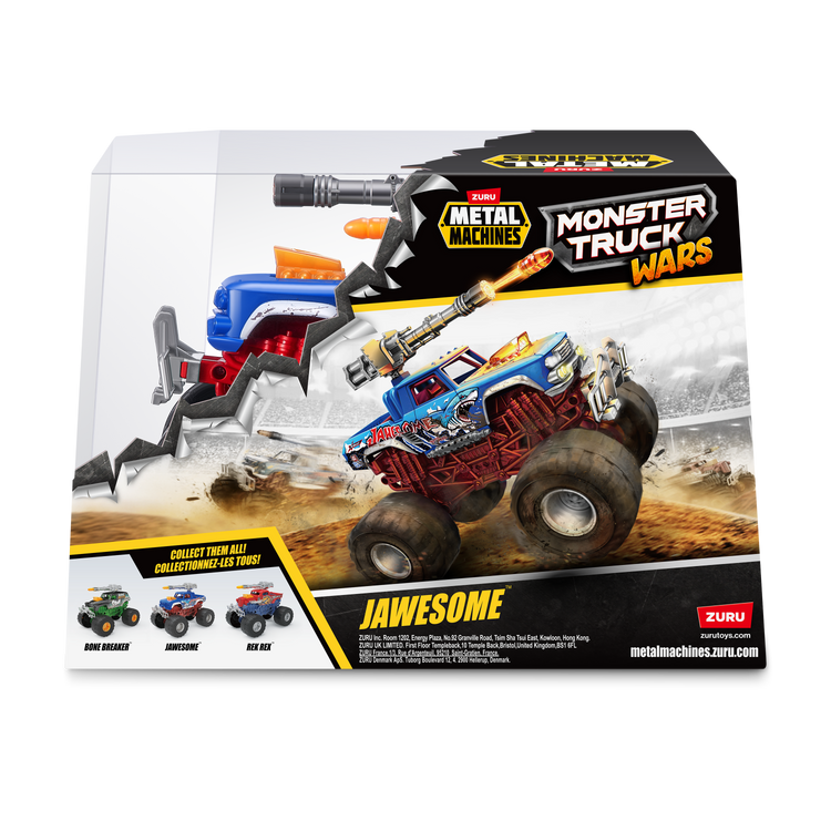 Black Metal Machines Monster Truck 6792 Power Crash Fun Toyzoona 6792_METAL_MACHINES-MONSTER_WHEELS-SERIES_1-1BONE_JAWESOME_Back_of_pack.png Vehicles and Remote Control Toys