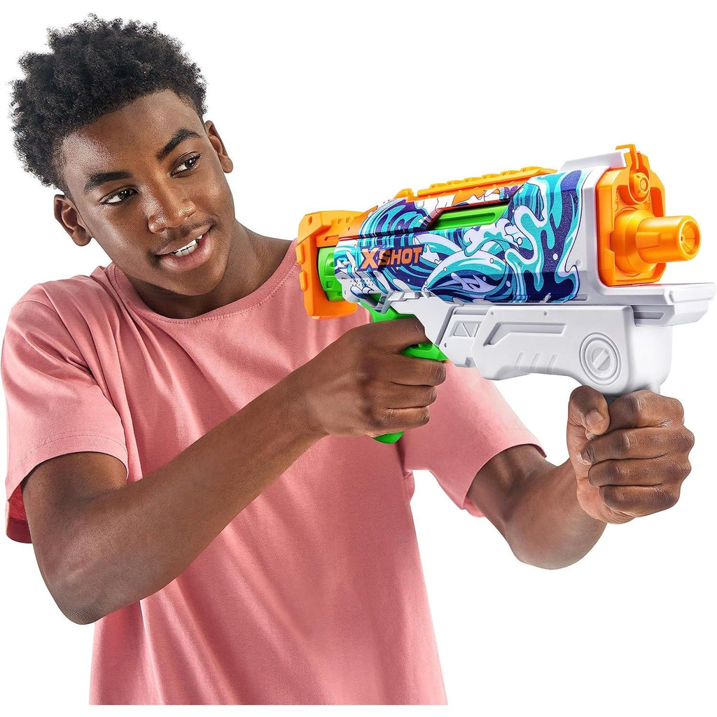 Rosy Brown XSHOT Fast-Fill Skins Hyperload Water Blaster 11865 by ZURU HALSON ENTERPRISE 6_fcbeb20a-c038-4fee-a3d3-e5ab159acda9.jpg Action Figures and Play Sets