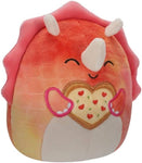 Squishmallow Pink Triceratops Dino Trinity
