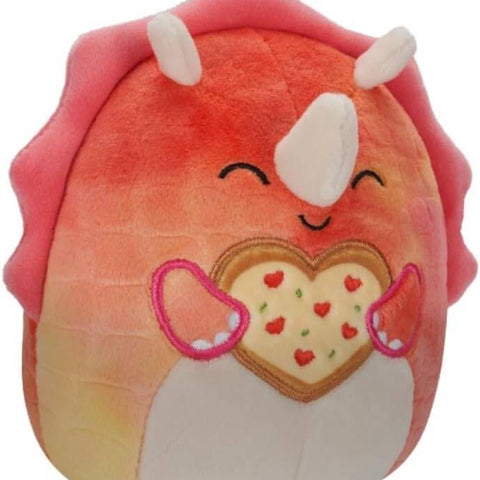Squishmallow Pink Triceratops Dino Trinity