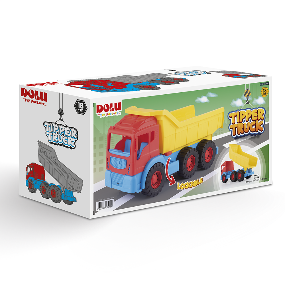 White Smoke DOLU Tipper Truck 7016 Toyzoona 7016-b.png Vehicles and Remote Control Toys