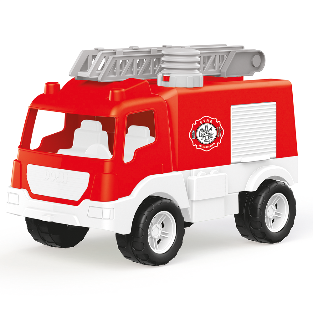 White Smoke DOLU Fire Truck in Window Box 38CM 7022 Toyzoona 7022-a.png Vehicles and Remote Control Toys