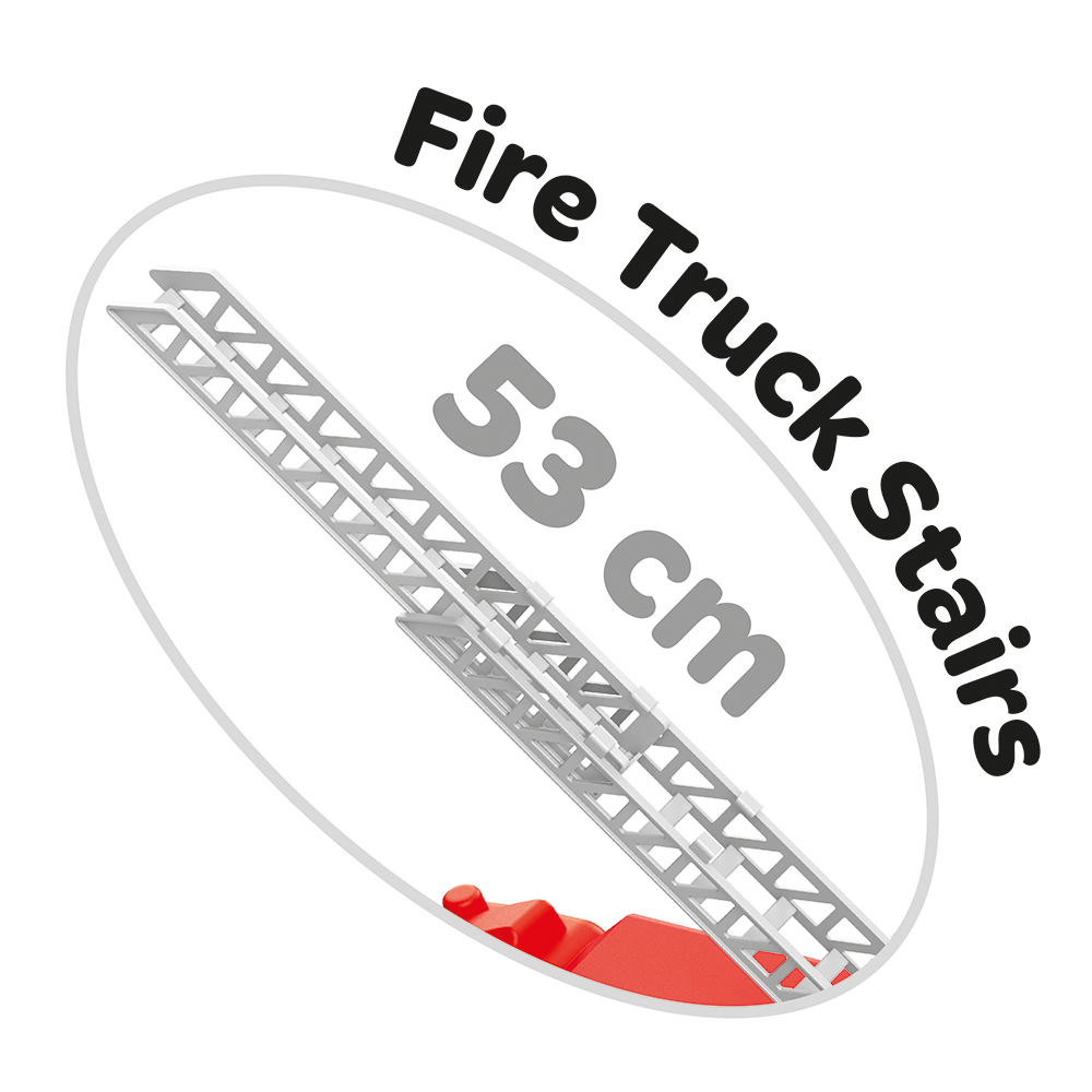 White Smoke DOLU Fire Truck in Window Box 38CM 7022 Toyzoona 7022-c.png Vehicles and Remote Control Toys