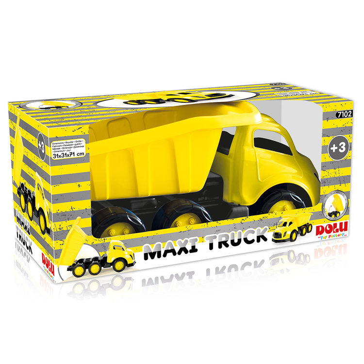 White Smoke DOLU Maxi Truck in Window Box 69CM 7102 Toyzoona 7102-printbox-3d.png Vehicles and Remote Control Toys