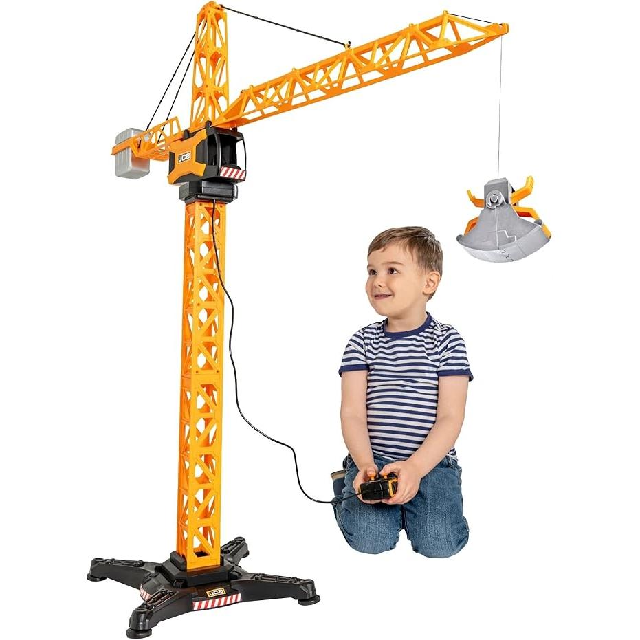 Dark Slate Gray HTI JCB RC Crane Set PEEKABOO EXPERIENCE STORE 710P0VYB_HL._AC_SX679.jpg Action Figures and Play Sets