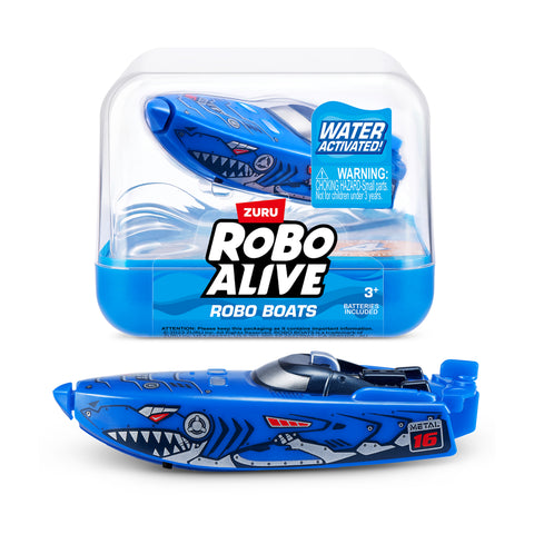 Dark Cyan Robo Alive Robo Boats 71117 by ZURU Toyzoona zuru-robo-alive-robotic-boat-series-1-swimming-boats-blue.jpg Action Figures and Play Sets