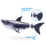 Black Zuru Robo Alive Shark 71165UQ1 Toyzoona 71165DROBOALIVE_SWIMMINGSHARK_OOP_02.png Action Figures and Play Sets
