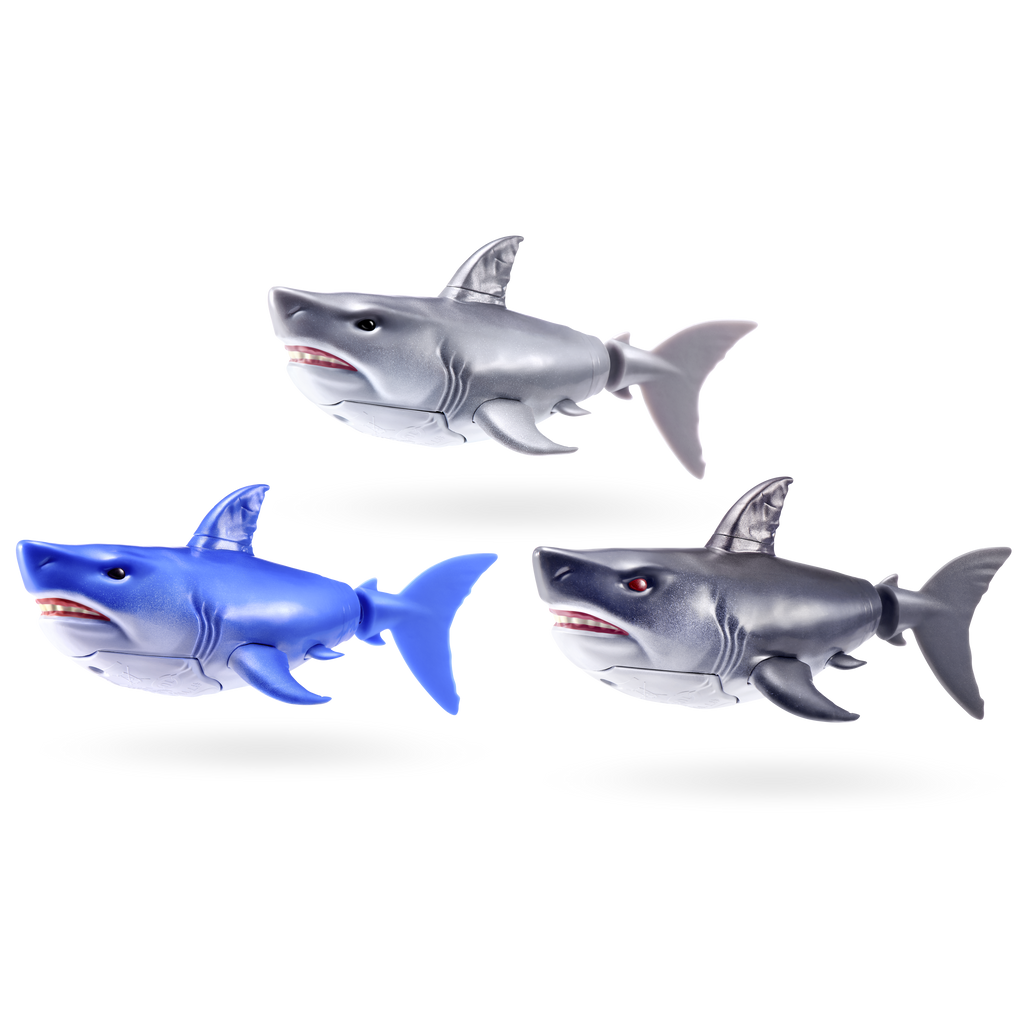 Black Zuru Robo Alive Shark 71165UQ1 Toyzoona 71165D_ROBOALIVE_SWIMMINGSHARK_EcomImage3.png Action Figures and Play Sets