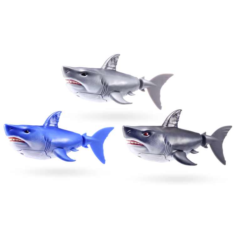 Black Zuru Robo Alive Shark 71165UQ1 Toyzoona 71165D_ROBOALIVE_SWIMMINGSHARK_EcomImage3.png Action Figures and Play Sets