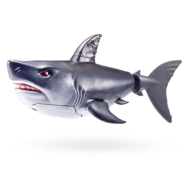 Black Zuru Robo Alive Shark 71165UQ1 Toyzoona 71165D_ROBOALIVE_SWIMMINGSHARK_OOP2_01.png Action Figures and Play Sets