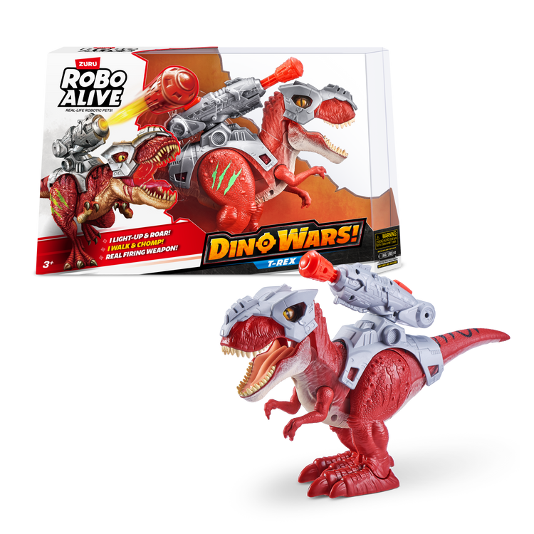 Brown Robo Alive Dino Wars T-Rex Toy 7132 by ZURU Toyzoona 7132_ZURU_ROBO_ALIVE-DINO_WARS-SERIES_1_Stegasaurus_Frontal_of_Pack_Hero.png Action Toys