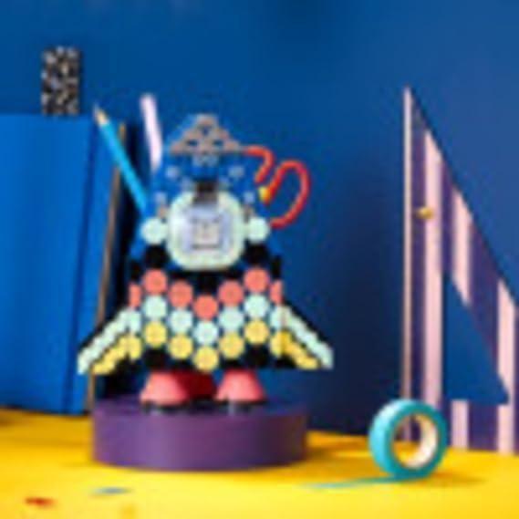Dark Slate Blue LEGO DOTS Rocket Pencil Holder 41936 - Creative Desk Set THE DREAM FACTORY 714-e9JDkFL._AC_SX569.jpg Building and Construction