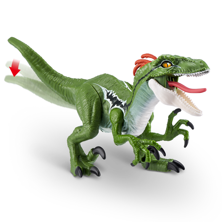 Dark Olive Green Robo Alive Dino Action Raptor 7172 by ZURU Toyzoona 7172_ROBO_ALIVE-DINO_ACTION-SERIES1_Raptor-Pro_01.png Action Toys