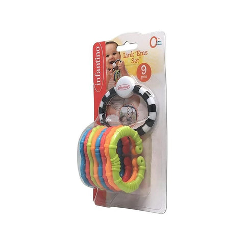 Gray Infantino Link Ems Toy Set Fun Learning For Kids PEEKABOO EXPERIENCE STORE 71s24psbksS._SY879.jpg Baby and Toddler Toys