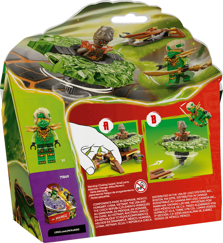 LEGO 71850 Lloyd vs. Earth Monster Spinner - Toyzoona