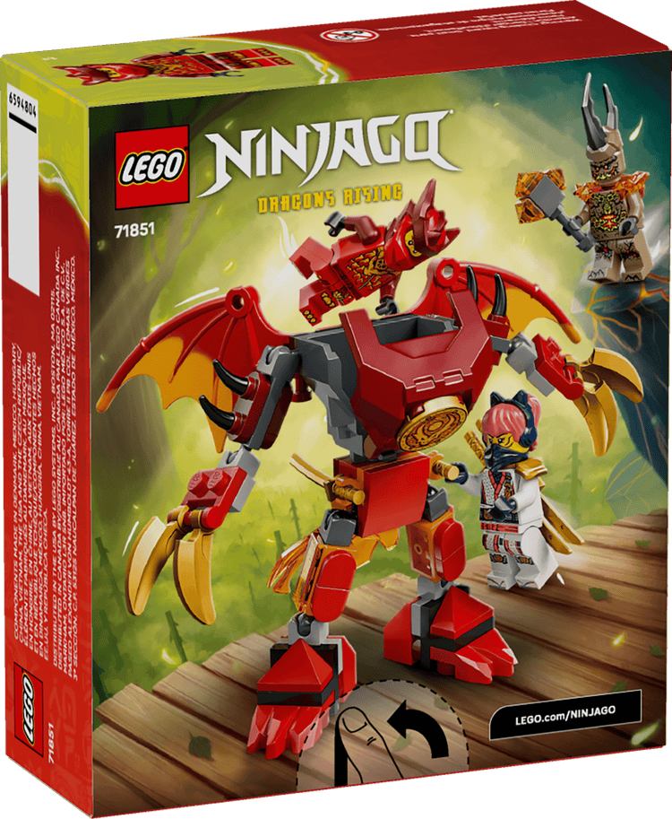 LEGO 71851 Kais Dragon Mech Battle Pack
