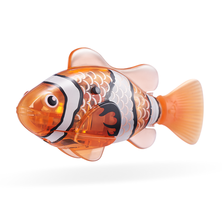 Wheat Robo Fish Series 3 Robotic Swimming Fish 7191 by ZURU Toyzoona 7191_ROBO_ALIVE-ROBO_FISH-SERIES_3-Orange_OOP2.png Action Figures and Play Sets