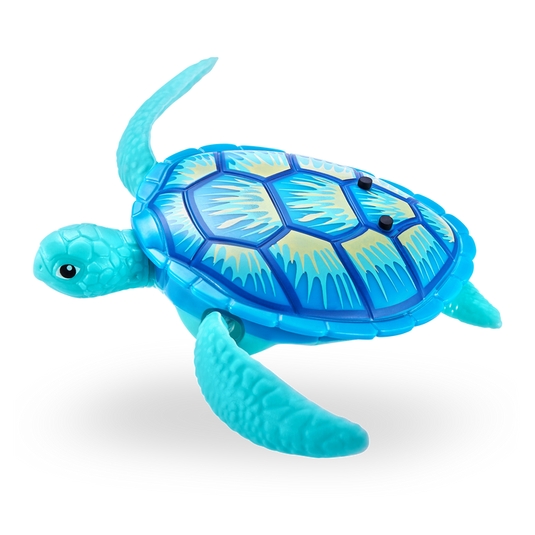 Turquoise Robo Alive Robo Turtle 7192UQ3 Realistic Water Play Fun Toyzoona 7192_ROBO_ALIVE-ROBO_TURTLE-SERIES_1_Blue_03.png Action Figures and Play Sets