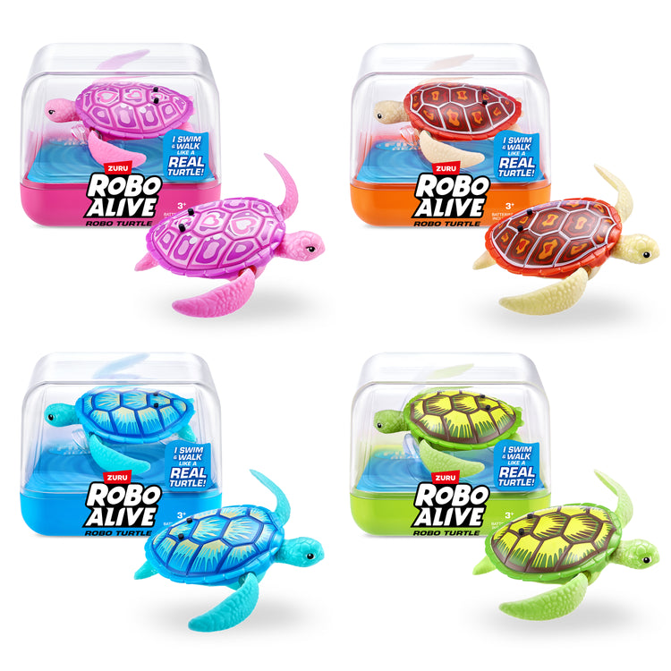 Steel Blue Robo Alive Robo Turtle 7192UQ3 Realistic Water Play Fun Toyzoona 7192_ROBO_ALIVE-ROBO_TURTLE-SERIES_1_Blue_Ecomhero.jpg Action Figures and Play Sets