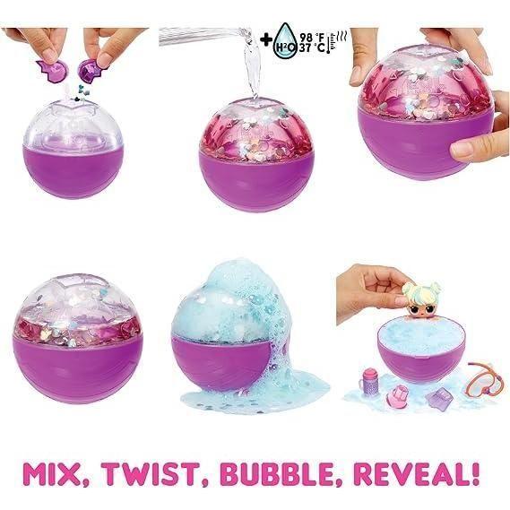 Light Gray LOL Bubble Surprise Ball Doll for Fizzy Fun Reveals THE DREAM FACTORY 719y043eAgL._AC_SX569.jpg Dolls and Playsets