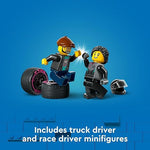 Dark Cyan Lego 60406 Race Car And Car Truck THE DREAM FACTORY 71CJLYi-IUL._AC_SX569.jpg Building Sets and Construction Toys