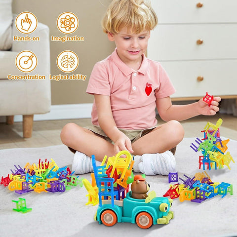 Sky Blue Stacking Chairs Pickup Truck – A Fun Ride for Busy Kids HALSON ENTERPRISE sg-11134201-22100-qfidcgss27ivae.webp Games and Puzzles