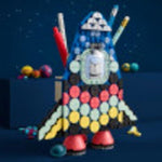 Midnight Blue LEGO DOTS Rocket Pencil Holder 41936 - Creative Desk Set THE DREAM FACTORY 71D49HbiKRL._AC_SX569.jpg Building and Construction