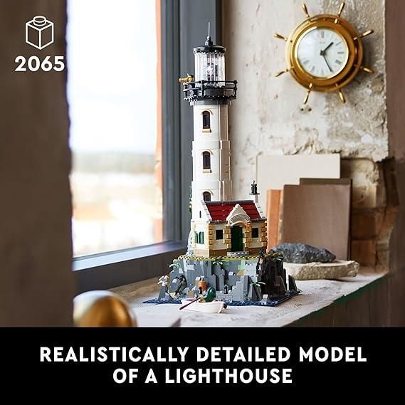 Dark Slate Gray Lego 21335 Motorized Lighthouse Toyzoona 71Lj4K4gPQL._AC_SX569.jpg Building and Construction