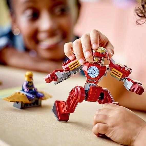 Gray LEGO Marvel Hulkbuster vs Thanos 76263 - Epic Set for Hero Play THE DREAM FACTORY 71NwpoaGTEL._AC_SX569.jpg Building Sets and Construction Toys