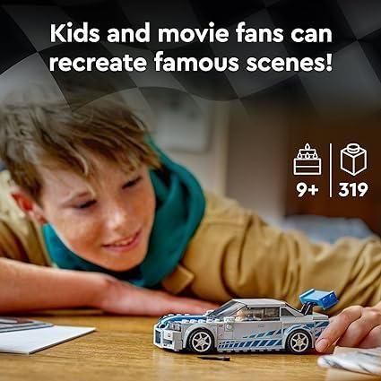 Dark Slate Gray LEGO 76917 Nissan Skyline GT-R R34 Model Toy for Kids THE DREAM FACTORY 71T39-dTqGL._AC_SX425.jpg Building and Construction
