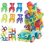 Light Gray Stacking Chairs Pickup Truck – A Fun Ride for Busy Kids HALSON ENTERPRISE 71YemwizjoL._AC_SL1500.jpg Games and Puzzles
