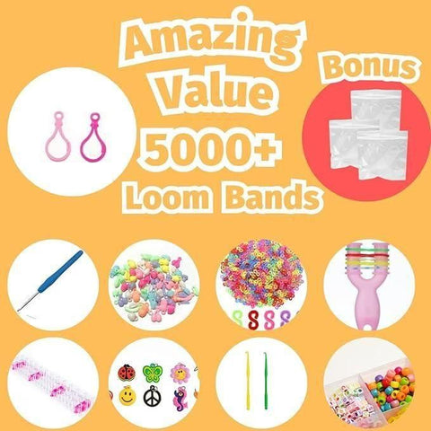 Dark Slate Blue Loomartic Loom Bands Creative Craft Kit For Kids Toyzoona A1sAisnD0TL._AC_SX679.jpg Stationary, Arts and Crafts